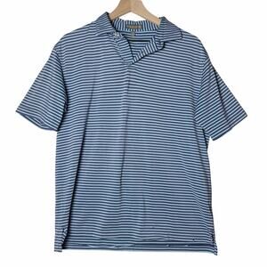 Peter Millar Golf Polo Blue Comfort Golfer Kids Youth XL 13-14